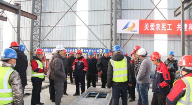 中國交通企業(yè)管理協(xié)會對山東高速集團(tuán)濟(jì)高高速項目現(xiàn)場管理提升活動星級現(xiàn)場進(jìn)行現(xiàn)場評價