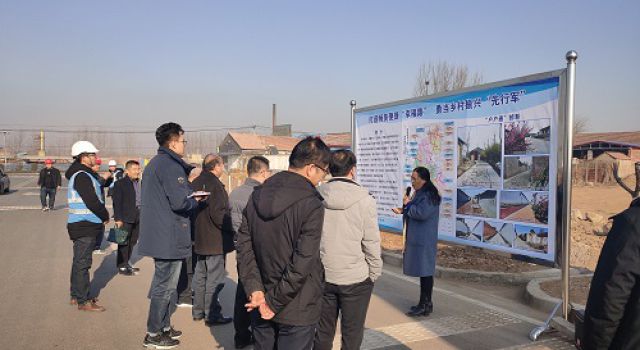 省交通運輸事業(yè)服務中心公路服務處至莒縣日夏線呂家崮西至公家莊段道路工程進行督查指導