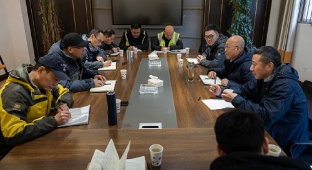 四川省汶馬高速集團公司黨委委員、董事李永林督導汶馬高速剩余工程建設