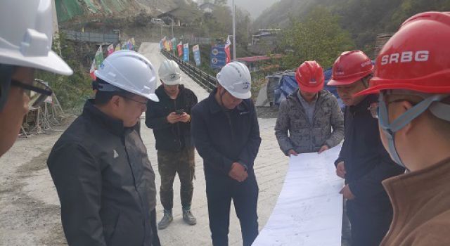 四川綿九公司總經(jīng)理到我監(jiān)理標段視察復工情況