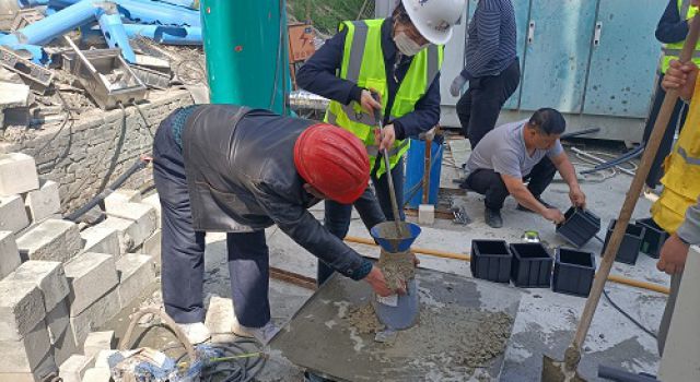 日照嵐山黃墩鎮(zhèn)南中橋后張法預(yù)制梁首件施工檢測跟蹤