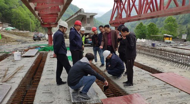 四川九綿高速JL8轄段邀請(qǐng)重慶交大周水興教授指導(dǎo)橋梁施工