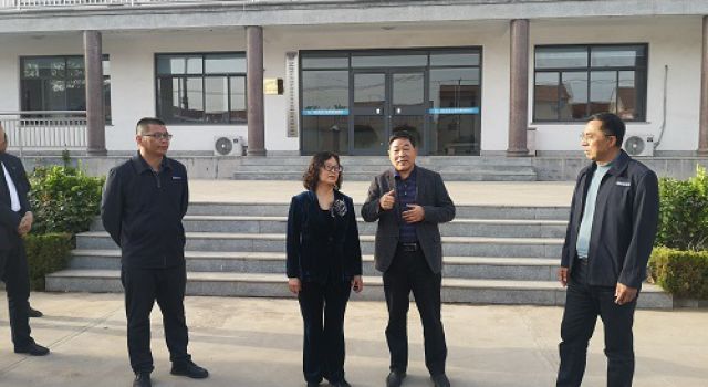 市交通運(yùn)輸局副局長(zhǎng)、公司董事長(zhǎng)一行蒞臨S229沂邳線改建工程視察指導(dǎo)工作