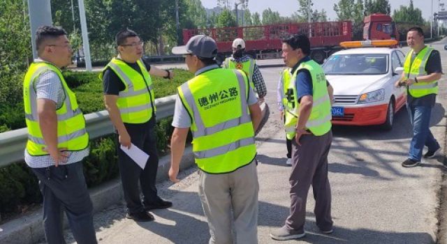 德州市外環(huán)提升改造工程指揮部組織安全專項(xiàng)檢查