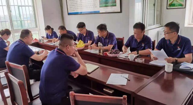 總公司考核組對(duì)四公司章丘監(jiān)理部進(jìn)行半年工作考核