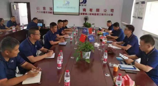 總公司考核組對烏瑪公路青銅峽至中衛(wèi)段項(xiàng)目進(jìn)行半年工作考核