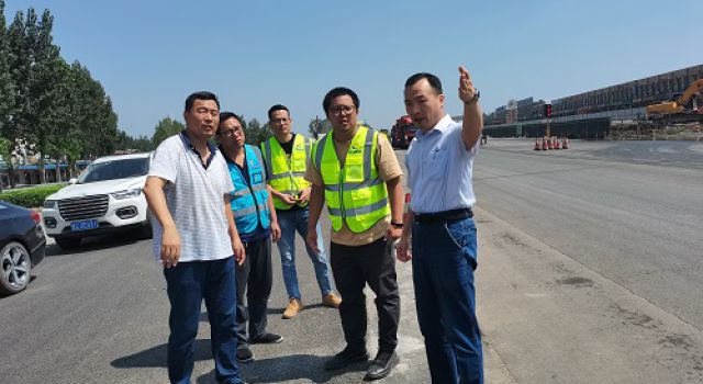 淄博市交通建設發(fā)展中心對S231張臺線進行檢查