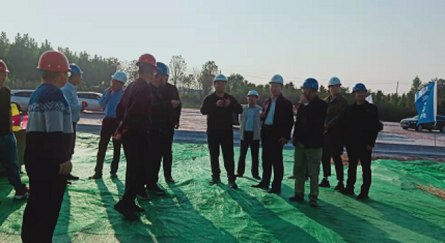 省廳執(zhí)法局對濟(jì)高高速公路房建工程一標(biāo)的檢查