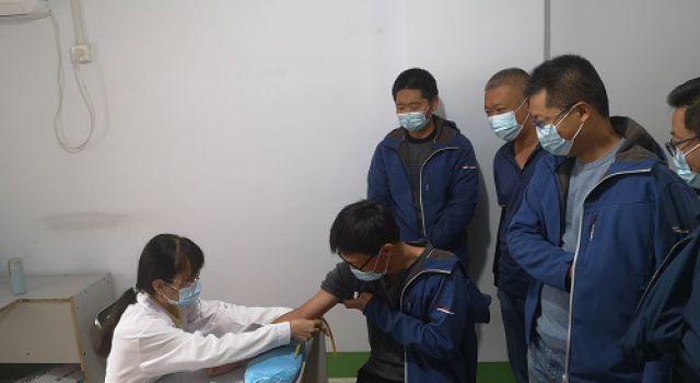 關(guān)注健康，五公司工會組織進(jìn)行健康體檢