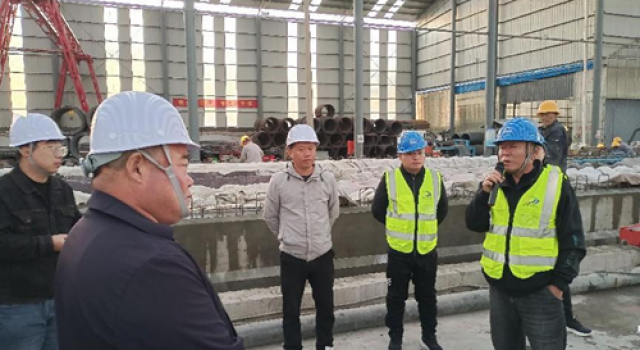 S509及G309經十路一合同總監(jiān)辦組織召開預制場預制先張板首件總結會