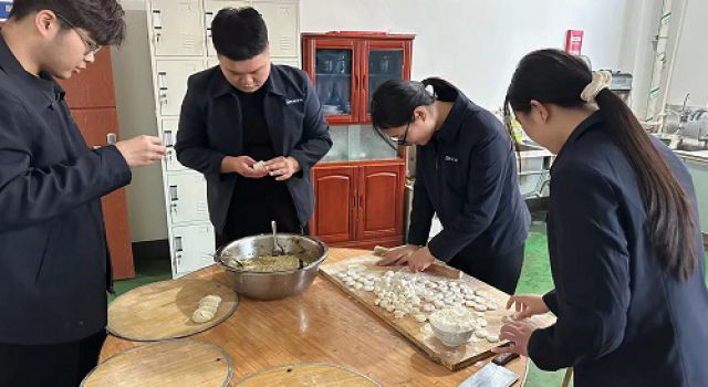 沂南縣交通工程總監(jiān)處慶祝立冬：包餃子、話傳統(tǒng)、增凝聚