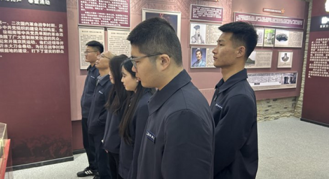 沂南縣交通工程總監(jiān)處組織開(kāi)展“清明祭英烈，共鑄中華魂”主題活動(dòng)