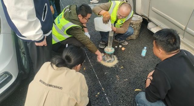 淄博市交通建設(shè)發(fā)展中心對2023年淄博市普通國省道路面改造及第二批養(yǎng)護工程進行10月份工地檢查 淄博市交通建設(shè)發(fā)展中心對2023年淄博市普通國省道路面改造及第二批養(yǎng)護工程進行10月份工地檢查